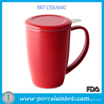 Taza de té rojo con infusión de acero inoxidable